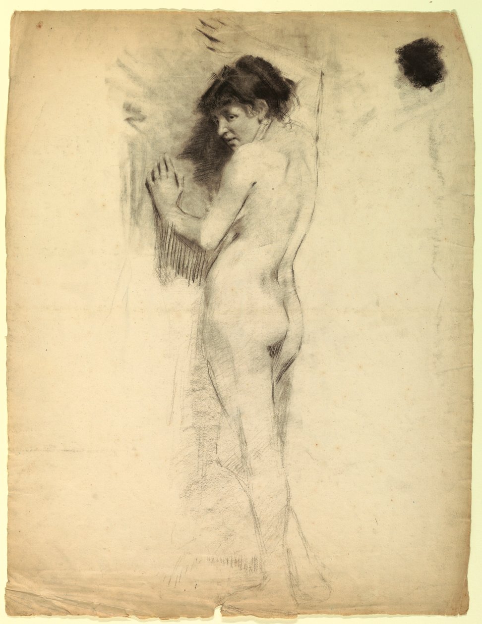 Estudio académico de un desnudo femenino de Kenyon Cox