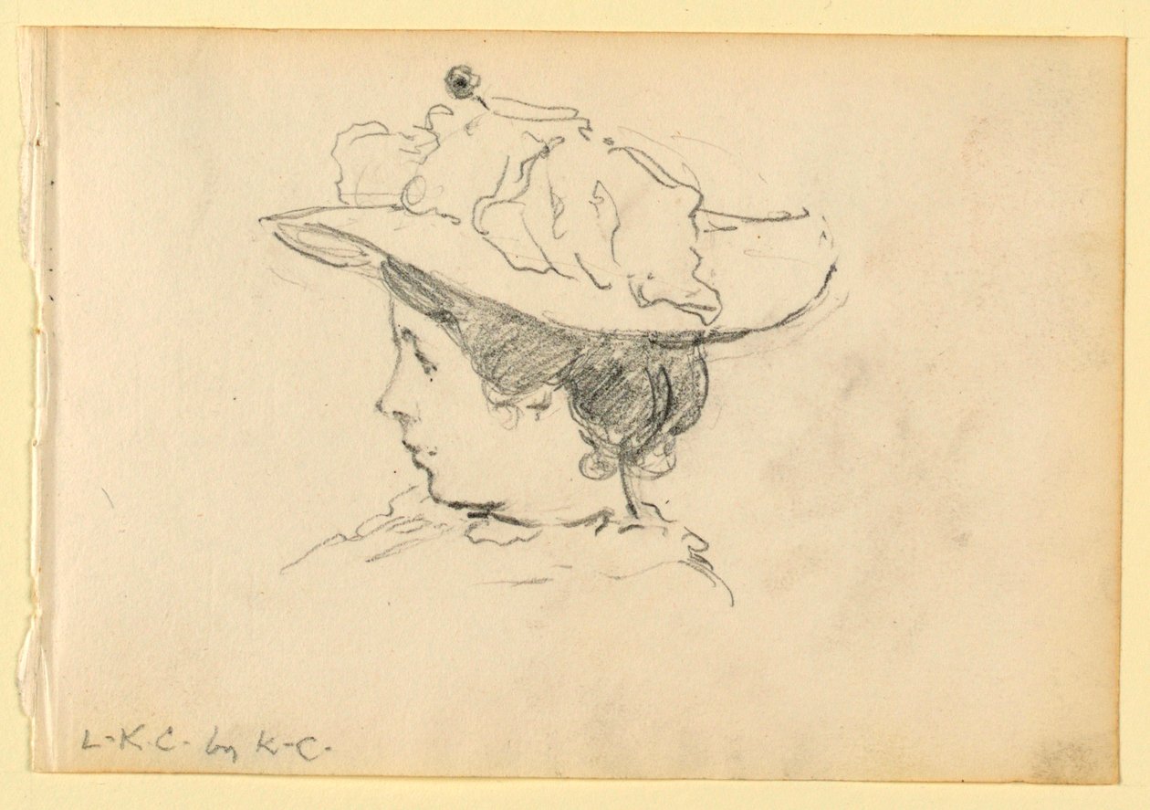 Retrato de Louise King Cox de Kenyon Cox