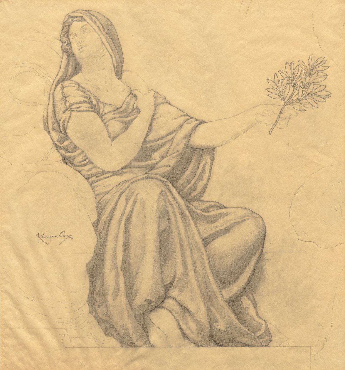 Boceto de Kenyon Cox