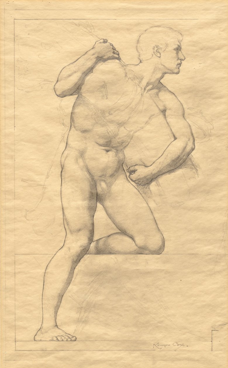 Boceto de Kenyon Cox