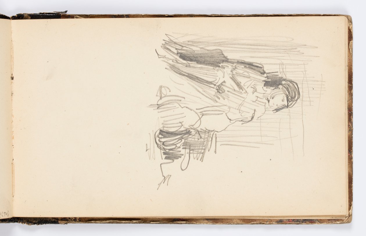 Página de Cuaderno de Bocetos de Kenyon Cox