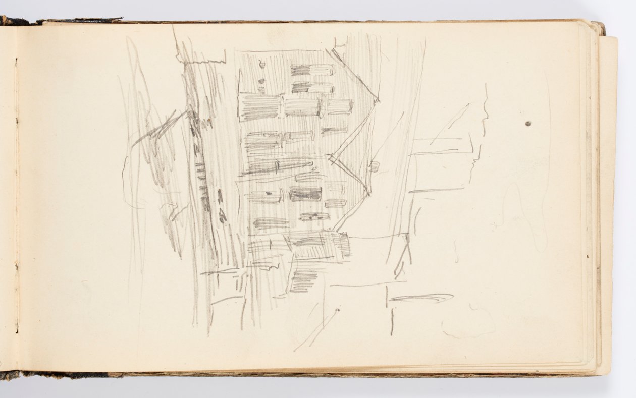Página de cuaderno de bocetos de Kenyon Cox