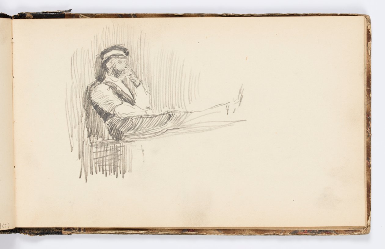 Página de cuaderno de bocetos de Kenyon Cox