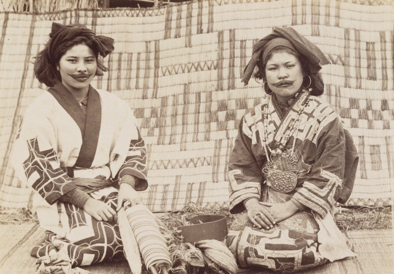 Mujeres Ainu, c.1890s de Kenzô Tamoto