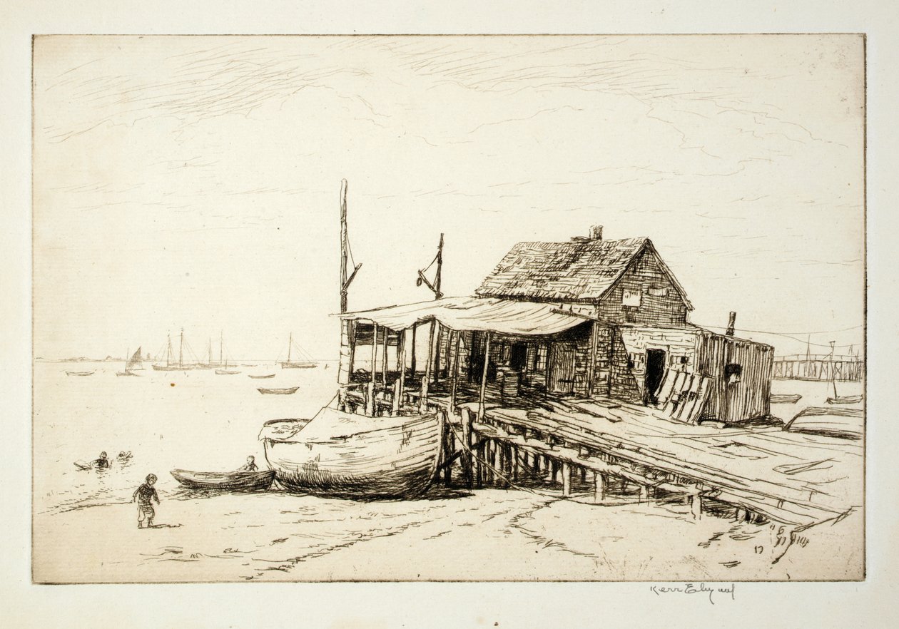Fish Wharf, Gloucester de Kerr Eby