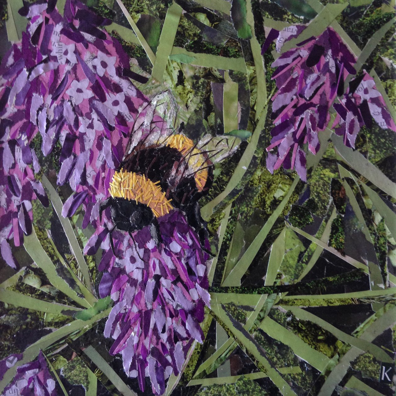 Zumbido - Abejorro en lavanda de Kirstie Adamson