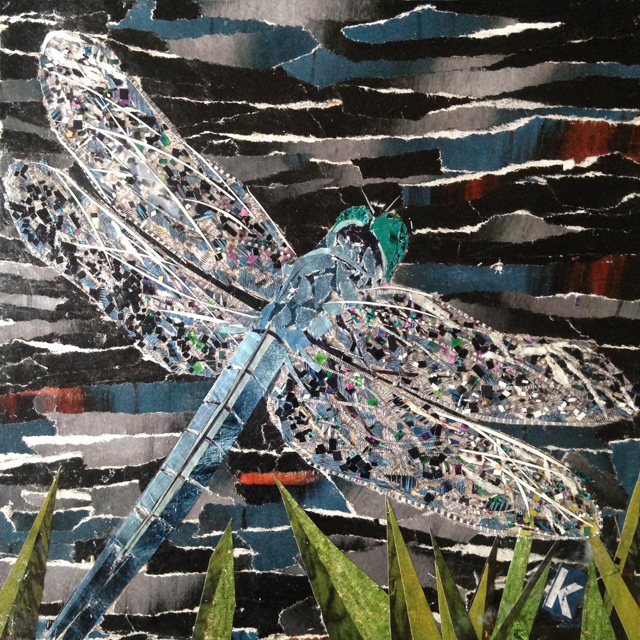 Dardo - Libélula Emperador en el río de Kirstie Adamson