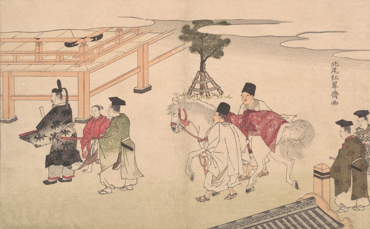 Hakuba no Sechie de Kitao Shigemasa