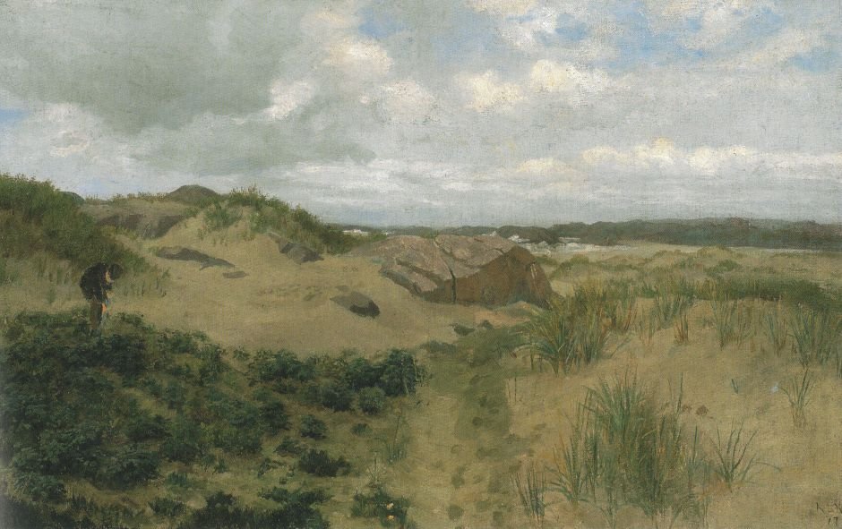 Paisaje costero de Kitty Lange Kielland