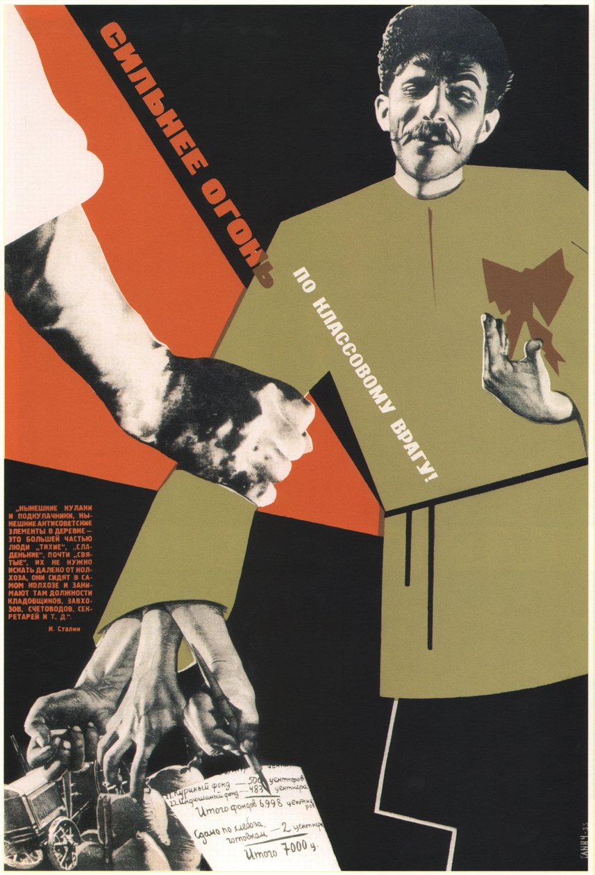 ¡Más fuego al enemigo de clase!, 1933 de Klinch