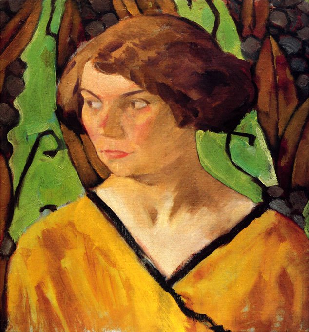 Retrato de una niña de Koloman Moser