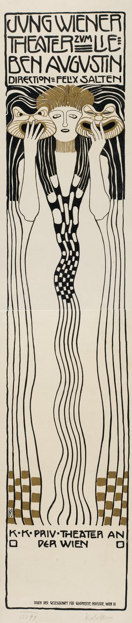 Jung-Wiener Theater Zum lieben Augustin de Koloman Moser