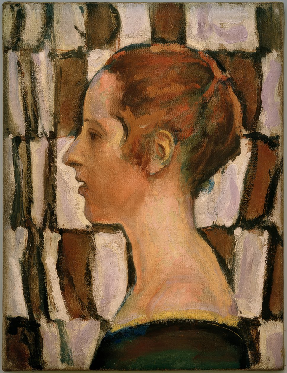 Retrato de una Niña de Perfil de Koloman Moser