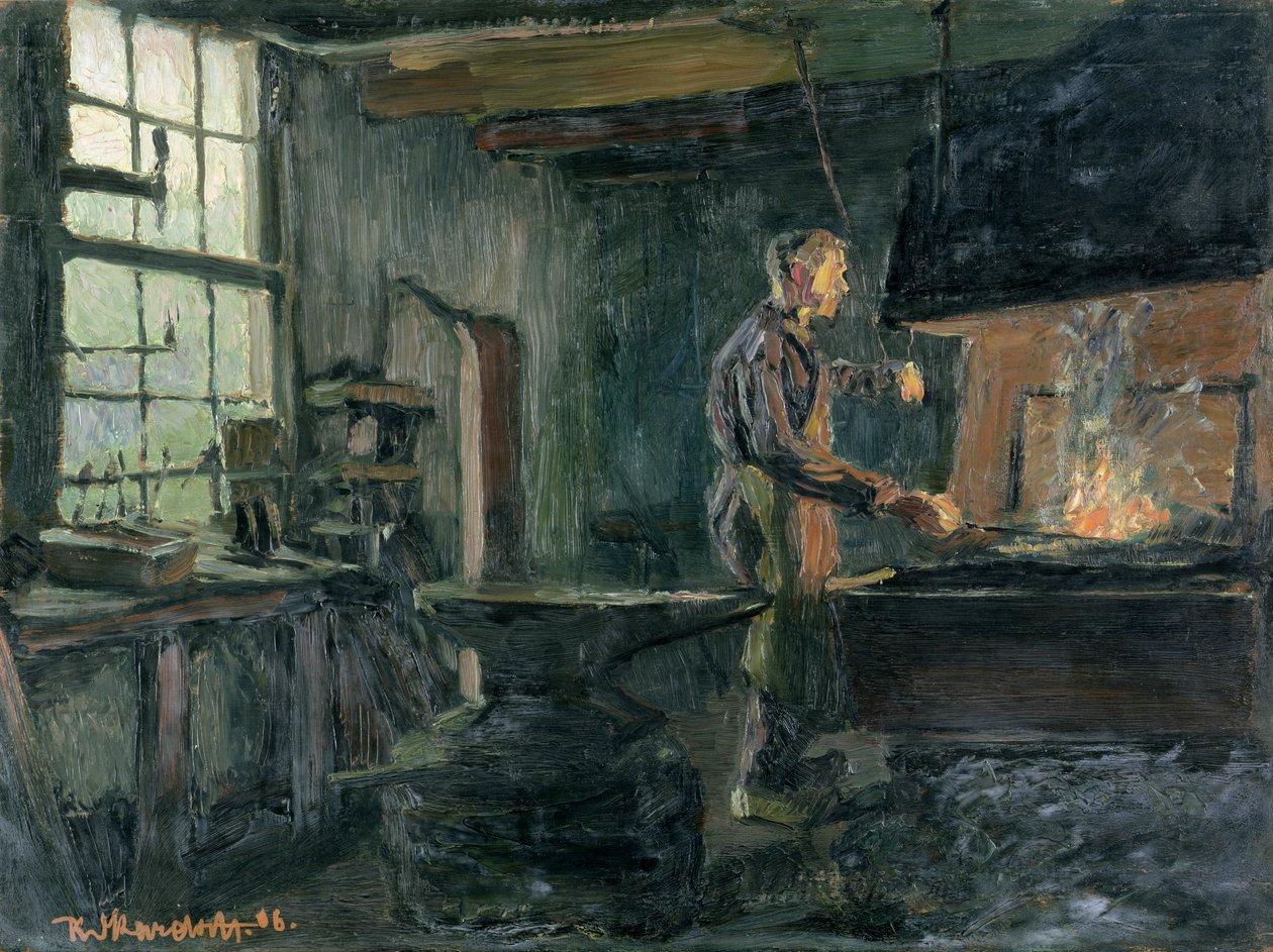 La fragua, 1906 de Konrad von Kardorff