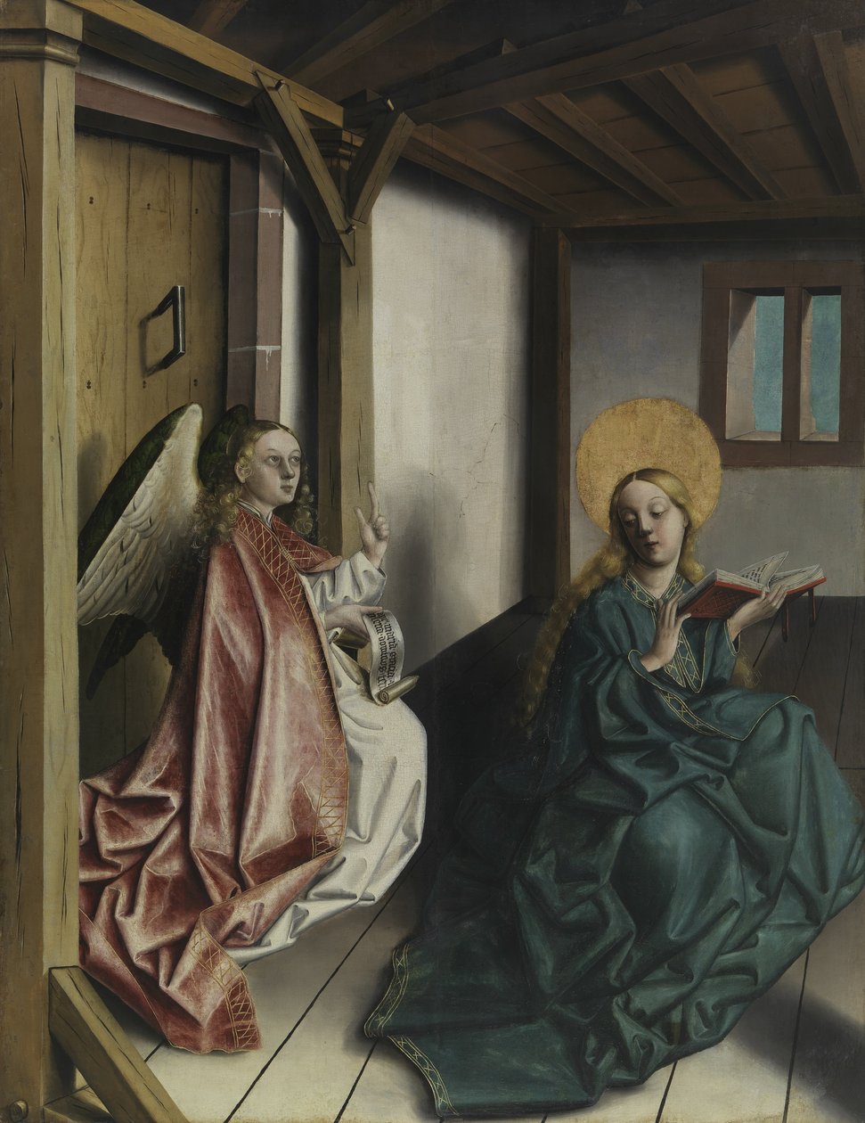Alemán: Die Verkündigung an Maria The Annunciation de Konrad Witz
