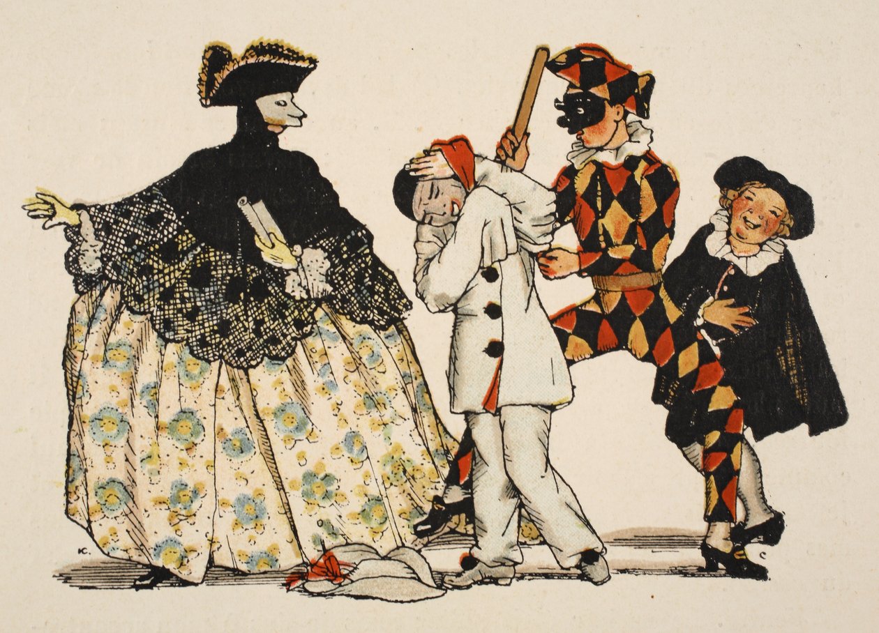 Comedia Italiana, 1918 de Konstantin Andreevic Somov
