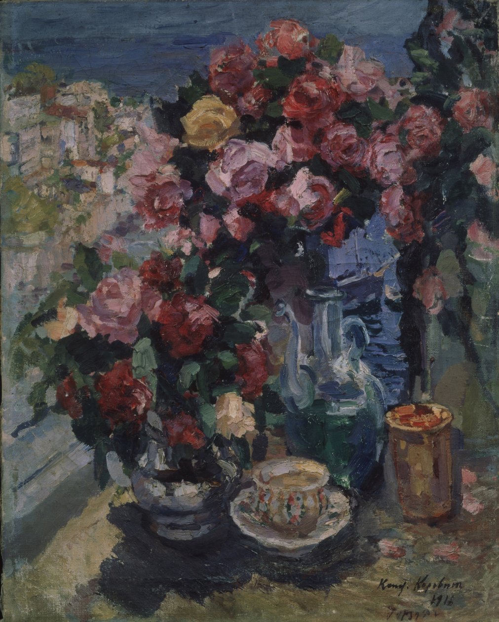 Rosas. Gurzuf, 1916 de Konstantin Alekseevich Korovin