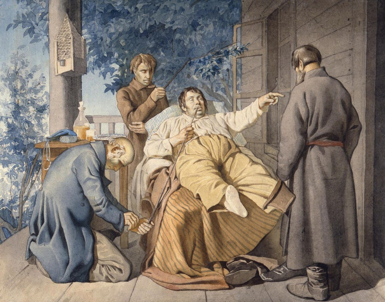 Terrateniente y sus siervos de Konstantin Alexandrovich Trutovsky