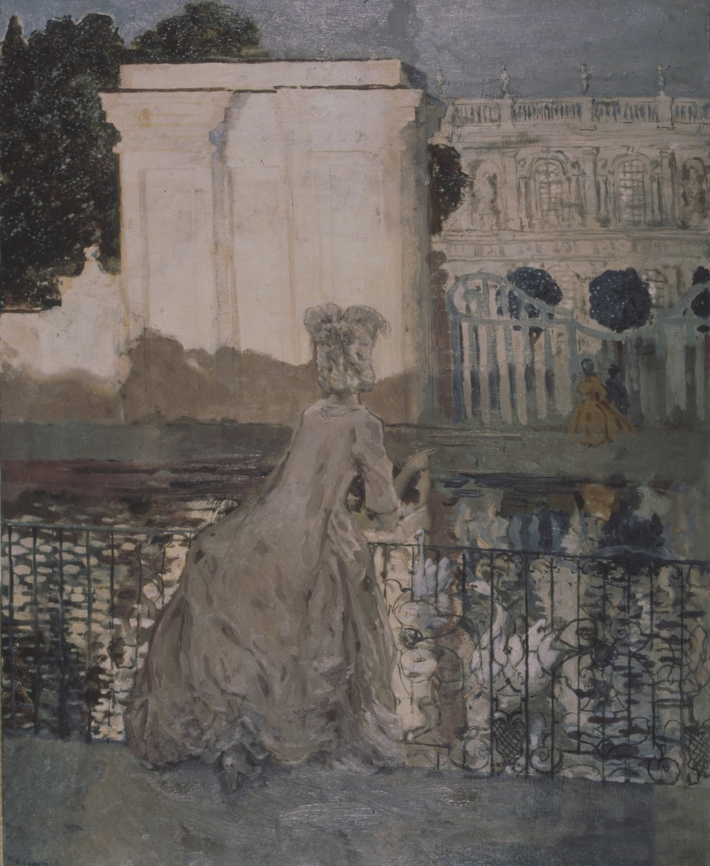 Dama en el estanque de Konstantin Andreevic Somov