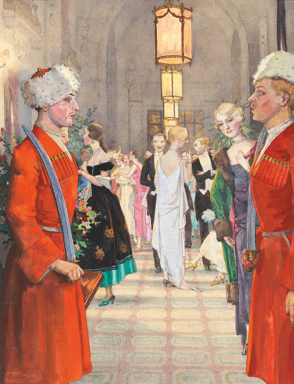 El baile cosaco de Konstantin Andreevic Somov
