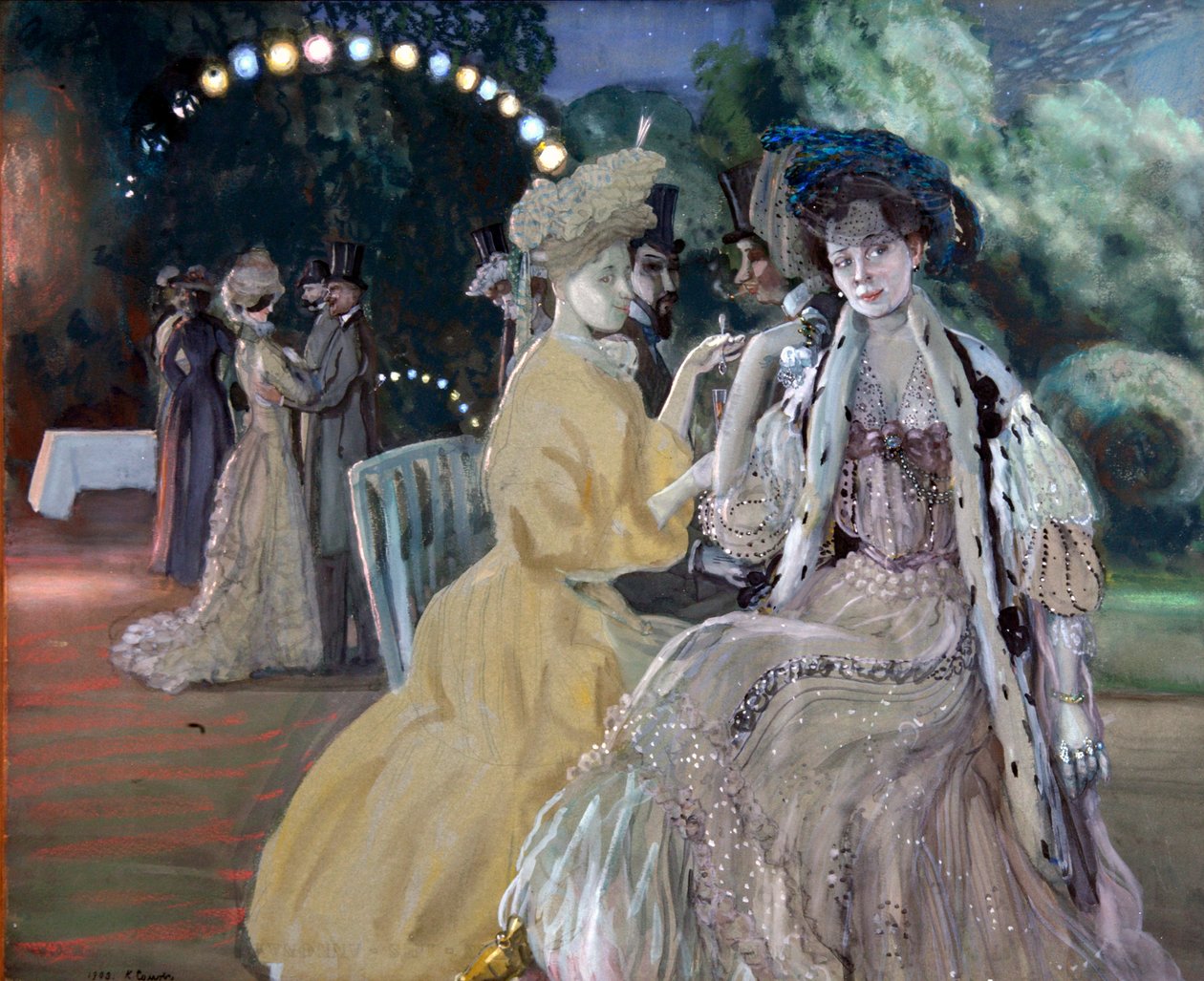 Cortesanas, 1903 de Konstantin Andreyevich Somov