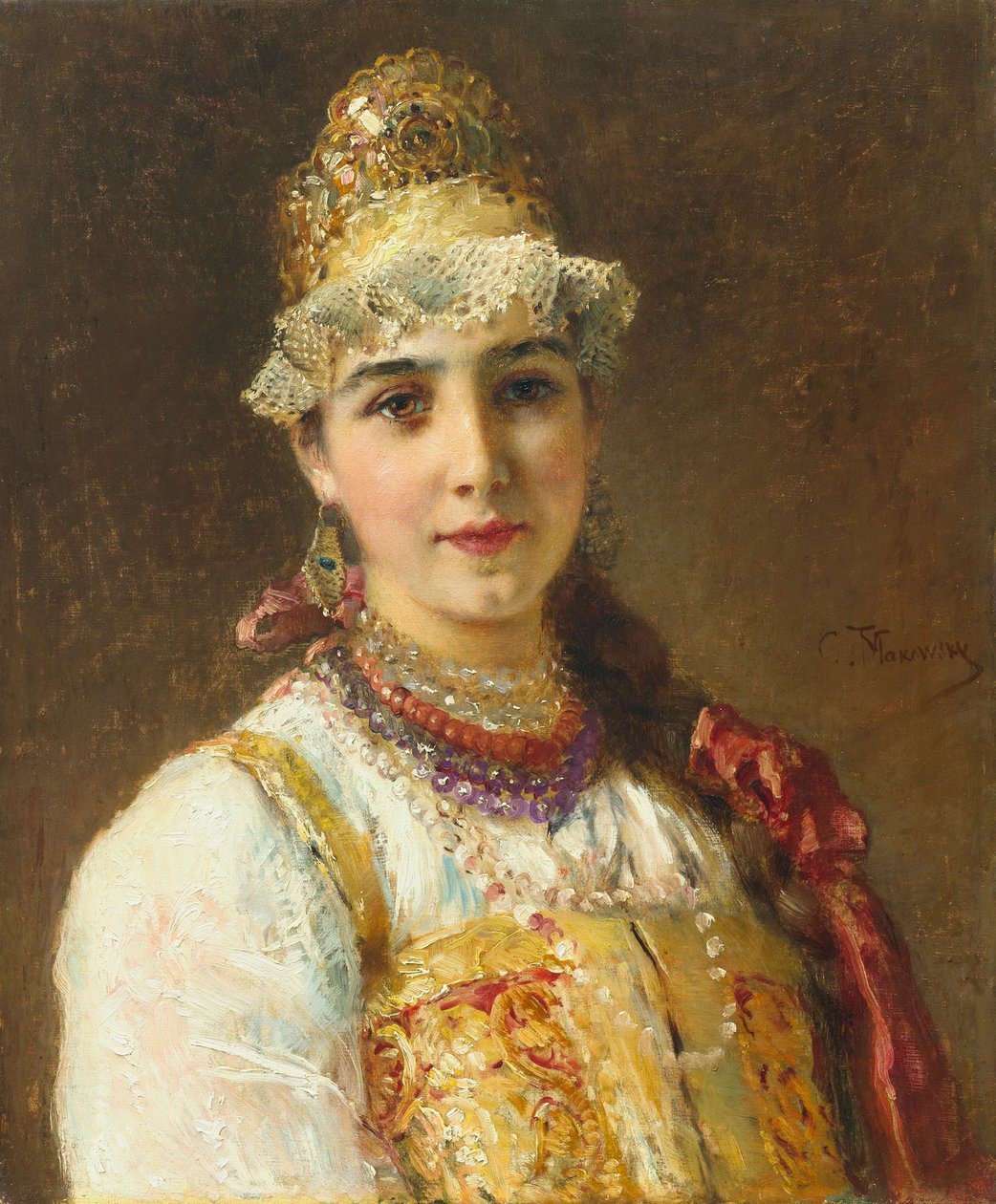 Esposa de Boyar de Konstantin Egorovich Makovsky