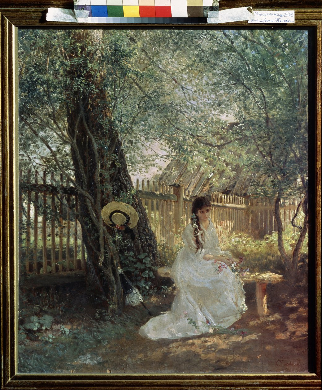 En el jardín de Konstantin Egorovich Makovsky