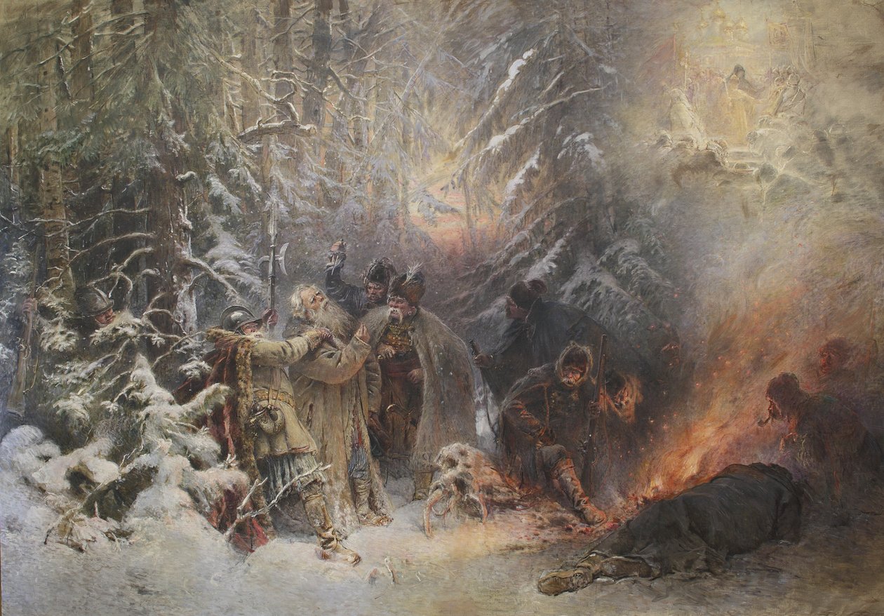 Iván Susanin de Konstantin Egorovich Makovsky