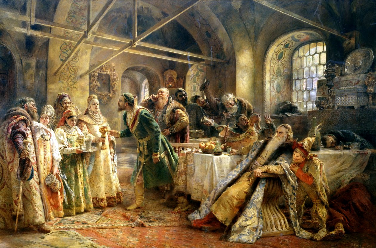 La ceremonia del beso, 1895 de Konstantin Egorovich Makovsky