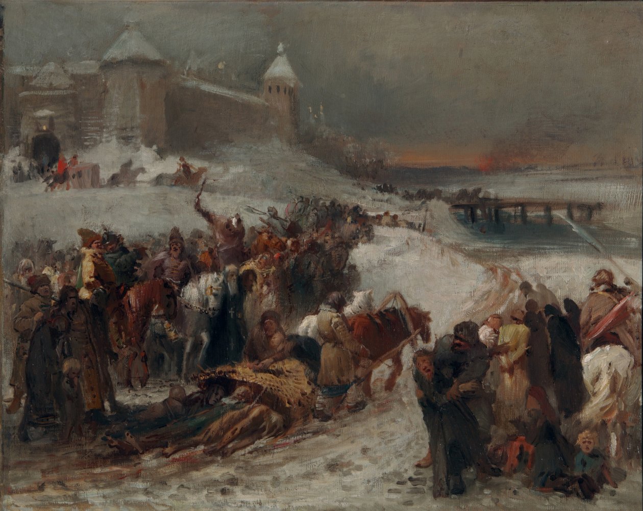 El Tiempo de los Problemas de Konstantin Egorovich Makovsky