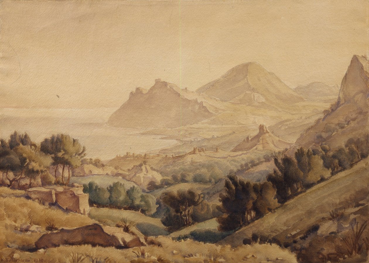 Ciudad antigua de Konstantin Fyodorovich Bogayevsky