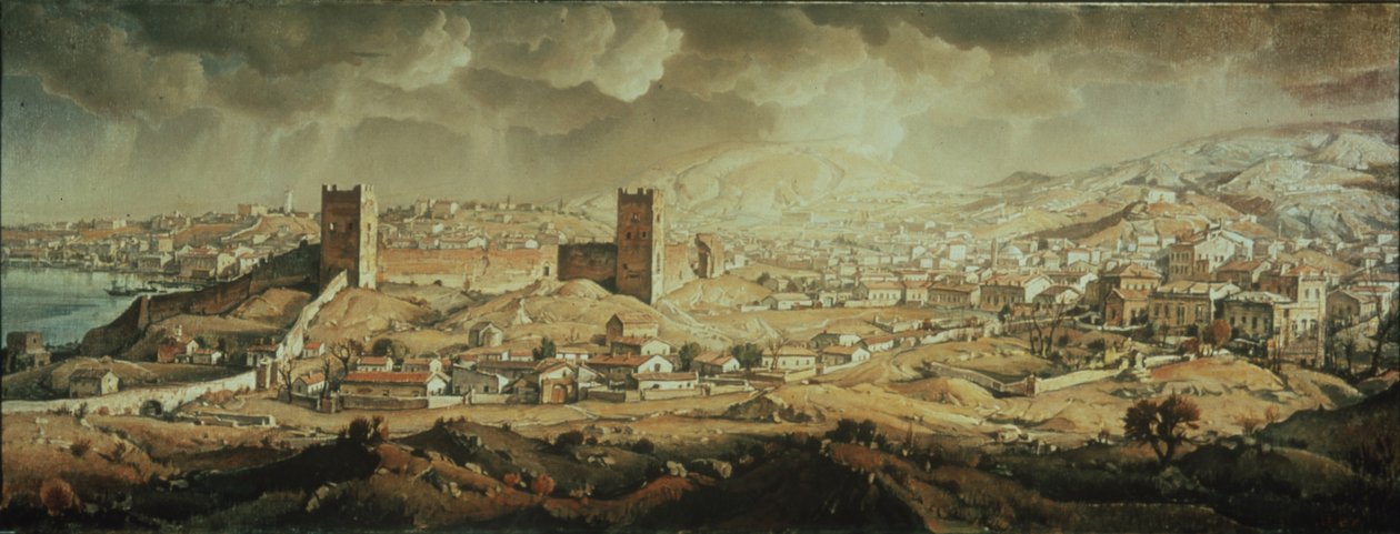 Feodosia. Crimea, 1930 de Konstantin Fyodorovich Bogayevsky