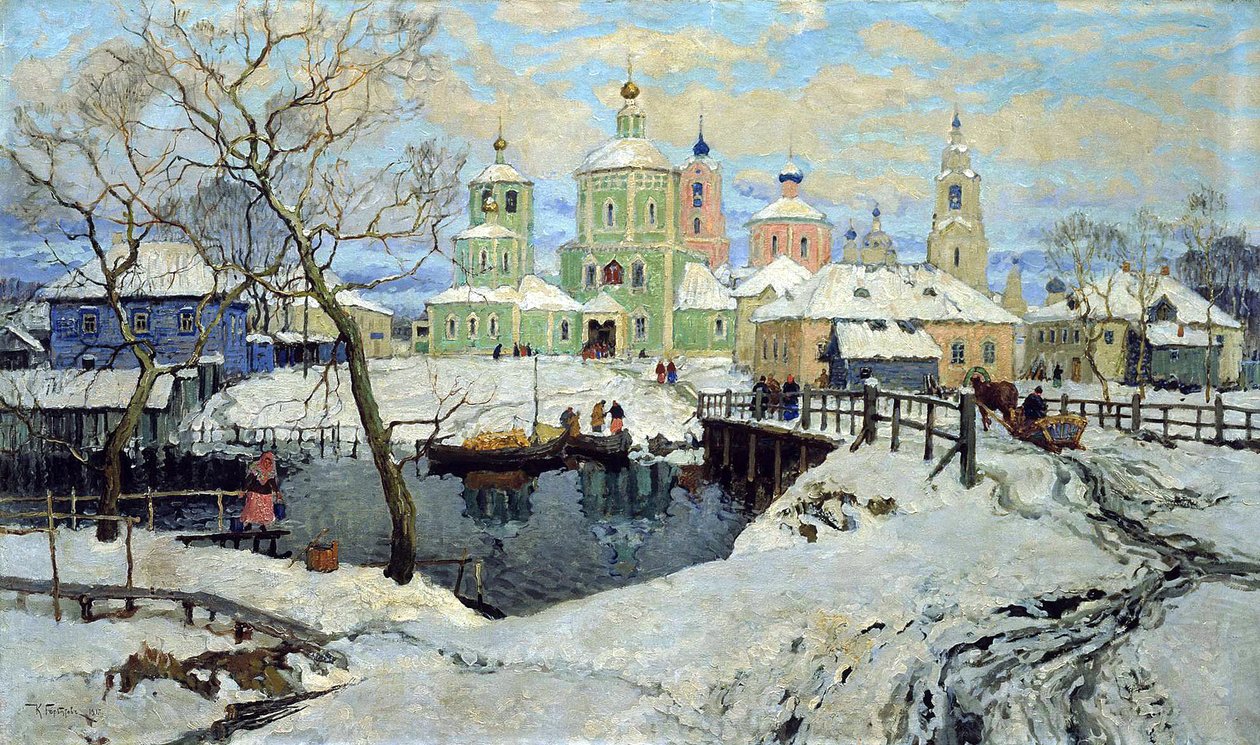 Pequeño pueblo Torzhok de Konstantin Ivanovich Gorbatov