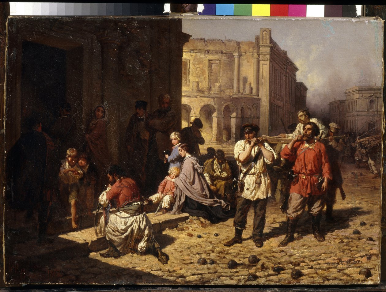 El sitio de Sebastopol en 1854 de Konstantin Nikolaevich Filippov