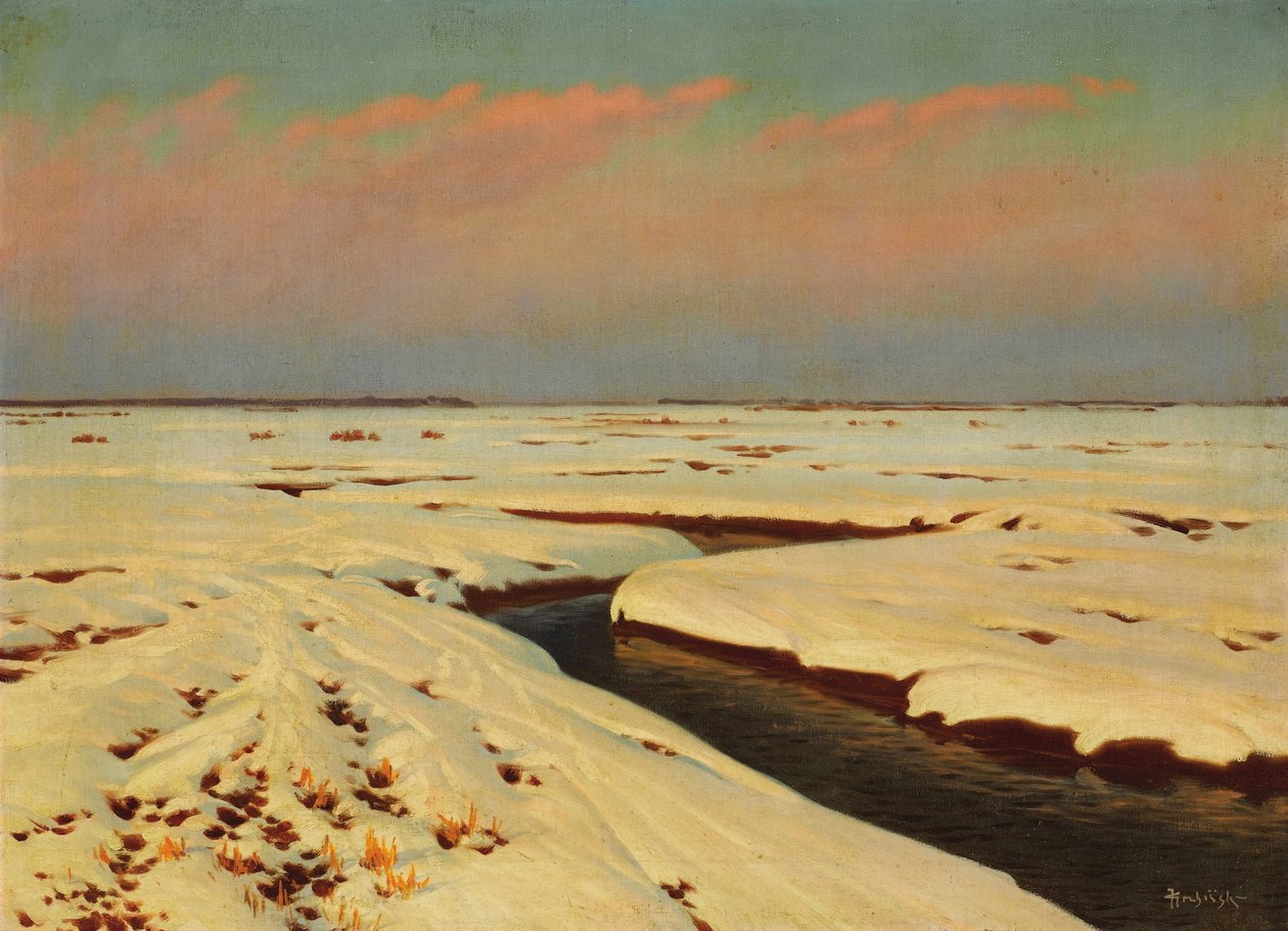 Paisaje Invernal de Konstantin Yakovlevich Kryzhitsky