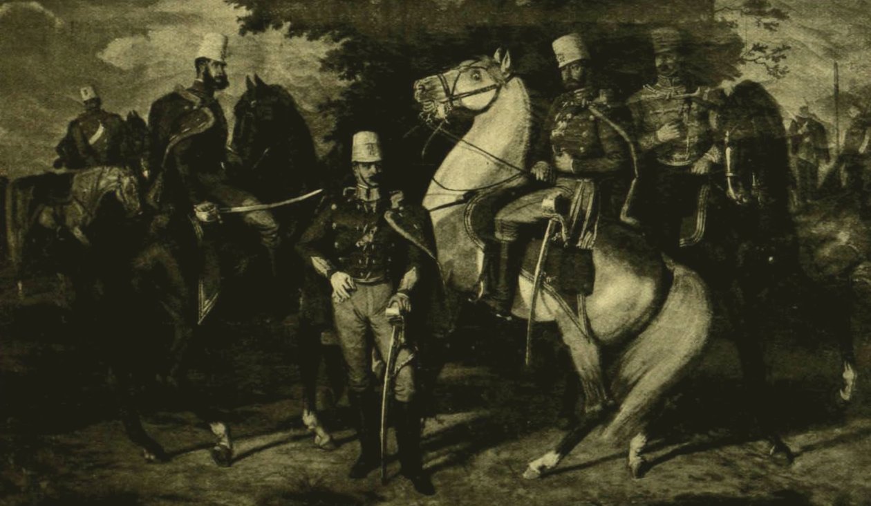 Oficiales del Regimiento de Húsares Károlyi de 1849 de Károly Lotz