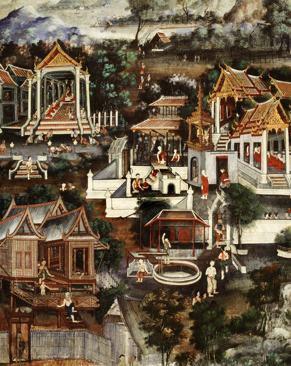 Vida monástica de Krua Inkhong