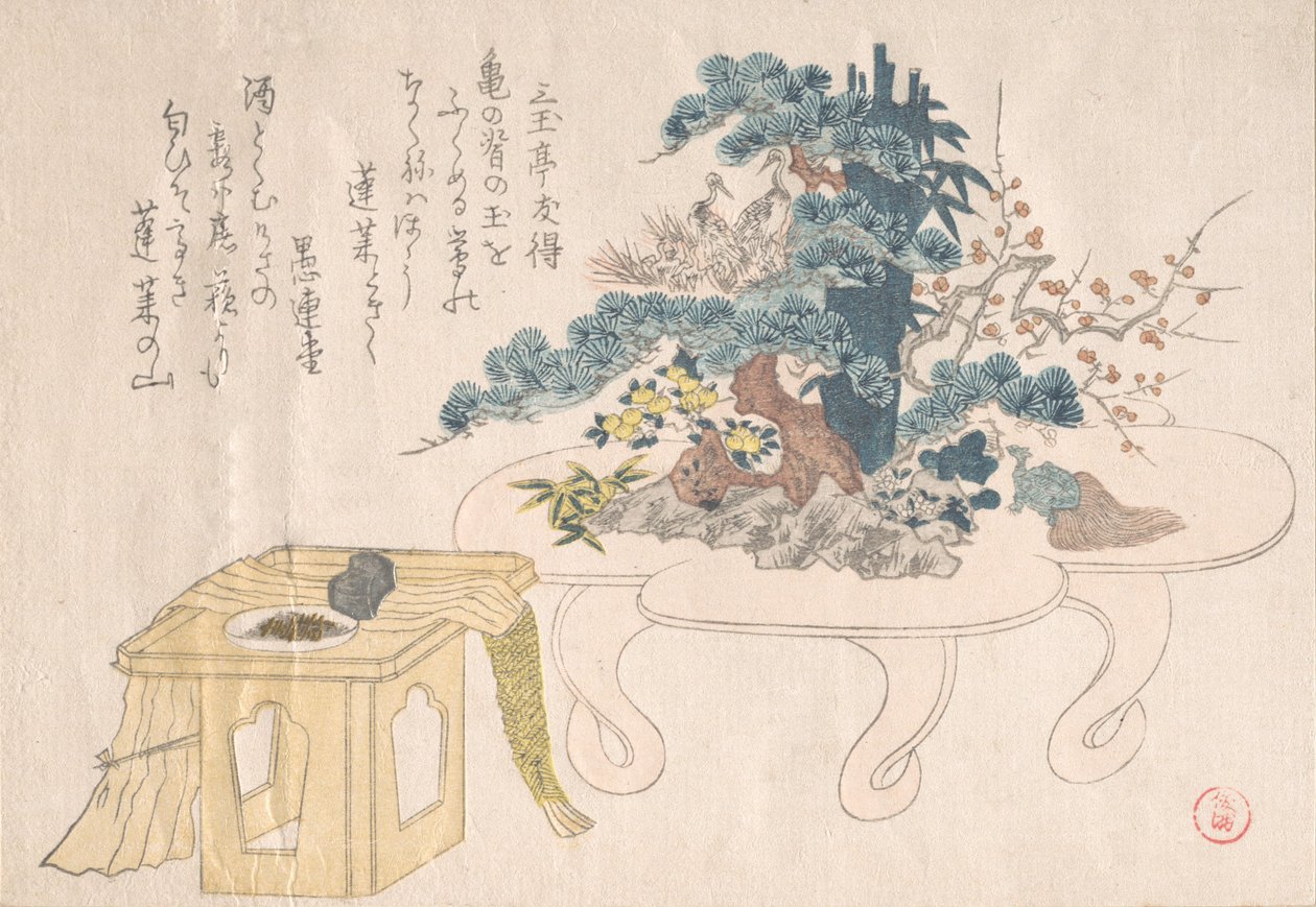 Shimadai y Sambo, siglo XIX de Kubo Shunman