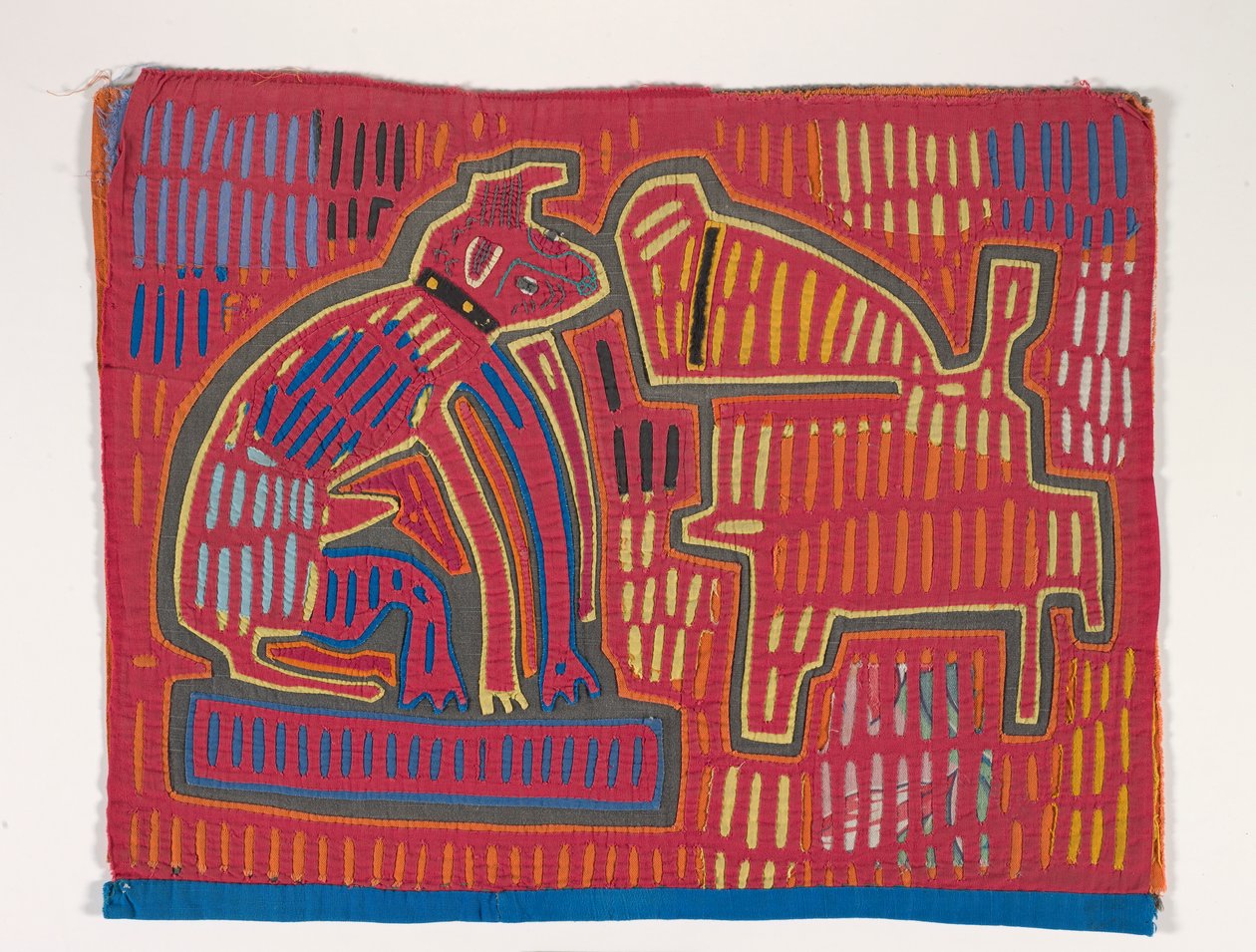 Panel de camisa (mola), c.1950 (algodón aplicado) de Kuna Indian Culture
