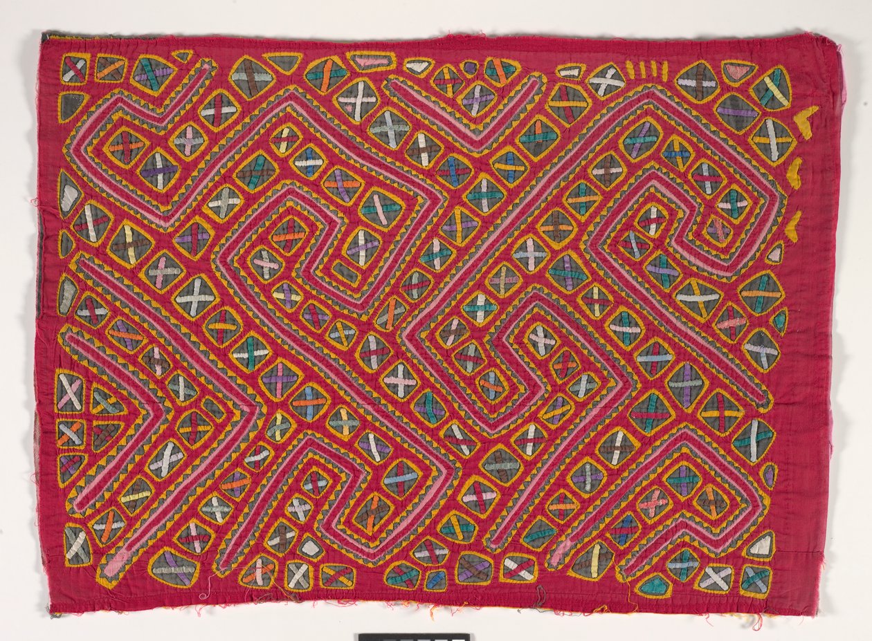 Panel de camisa (mola), c.1950 (algodón aplicado) de Kuna Indian Culture