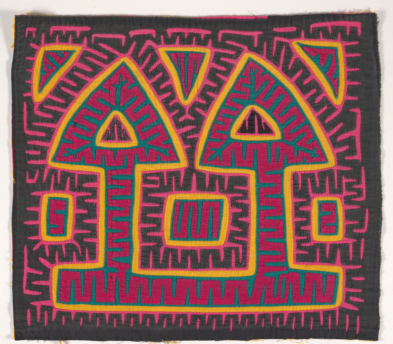 Panel de camisa (mola) (algodón aplicado) de Kuna Indian Culture