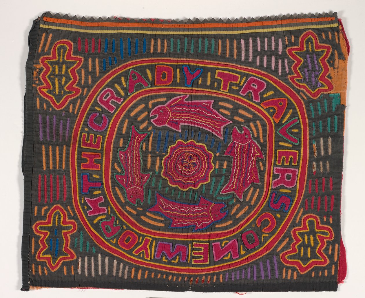Panel de camisa (mola) (algodón aplicado) de Kuna Indian Culture