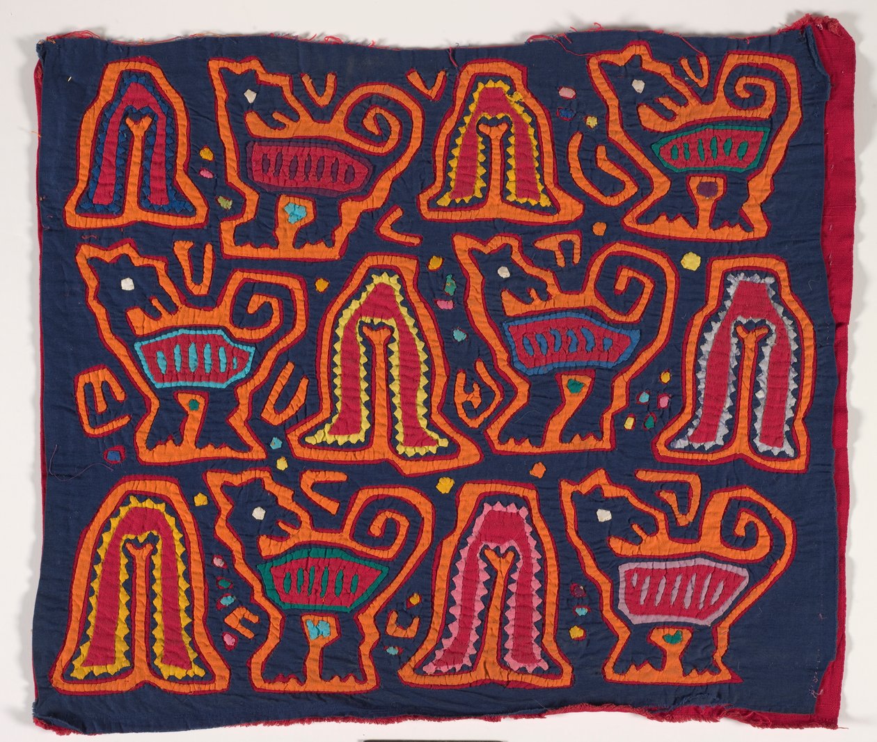 Panel de camisa (mola) (algodón aplicado) de Kuna Indian Culture