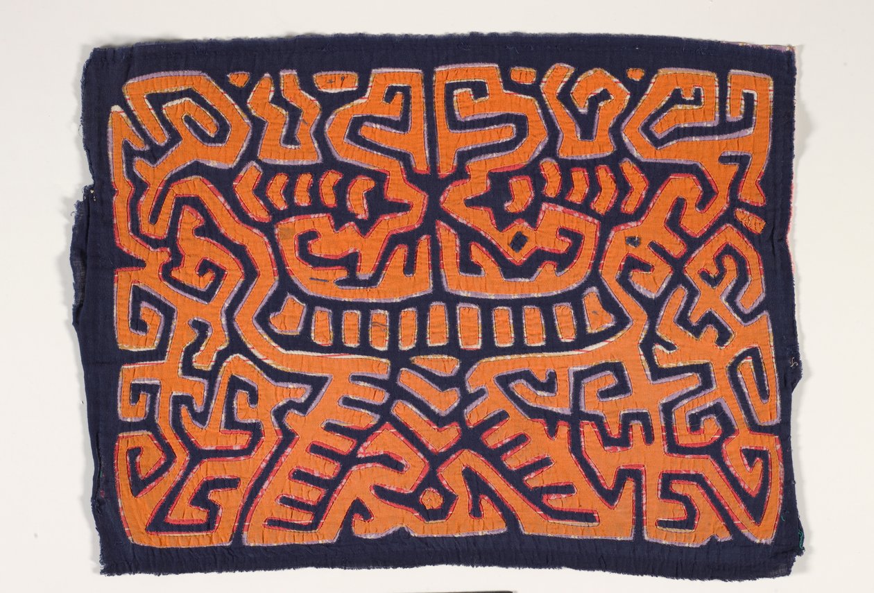 Panel de camisa (mola) (algodón aplicado) de Kuna Indian Culture