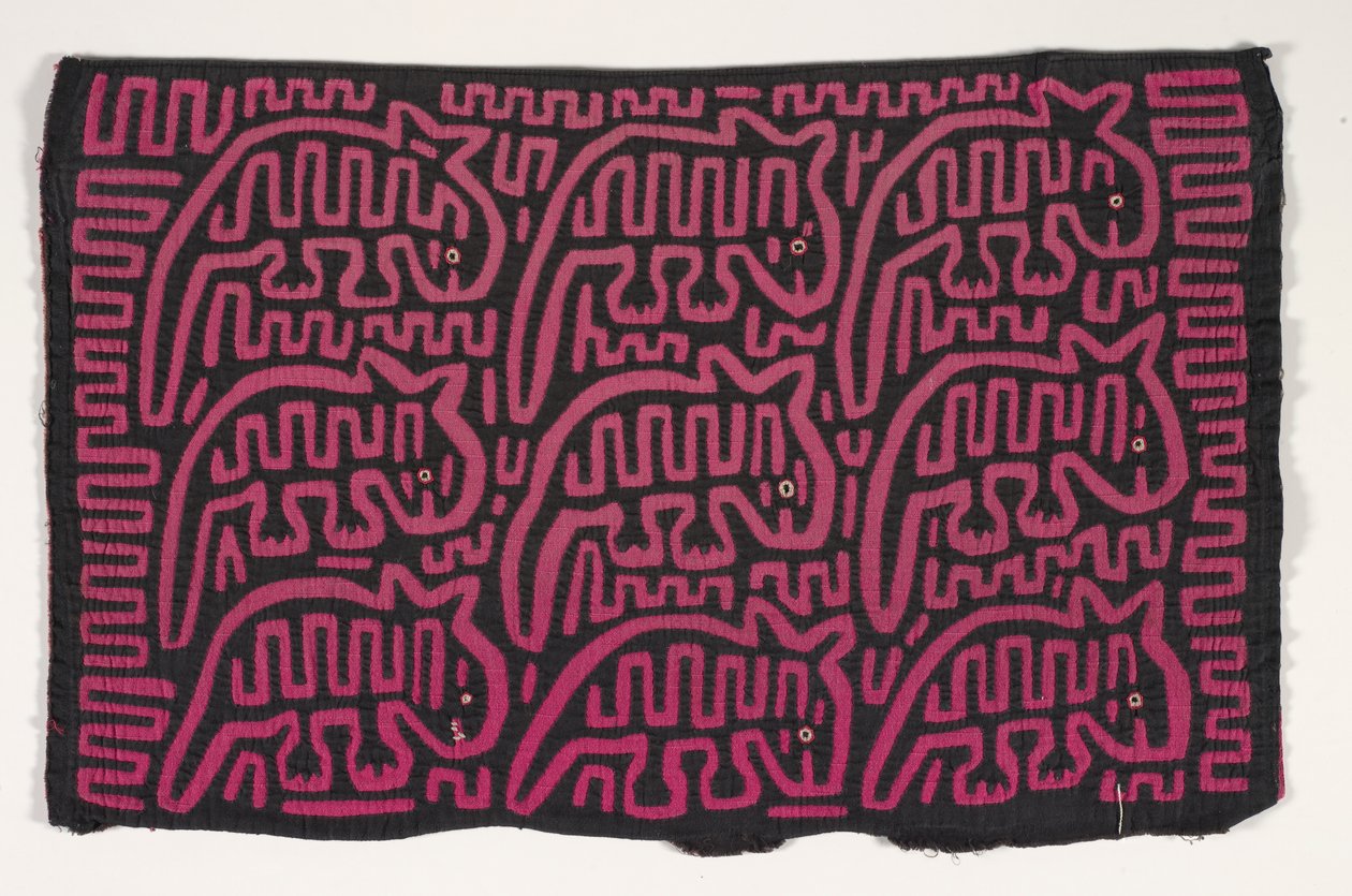 Panel de camisa (mola) (algodón aplicado) de Kuna Indian Culture