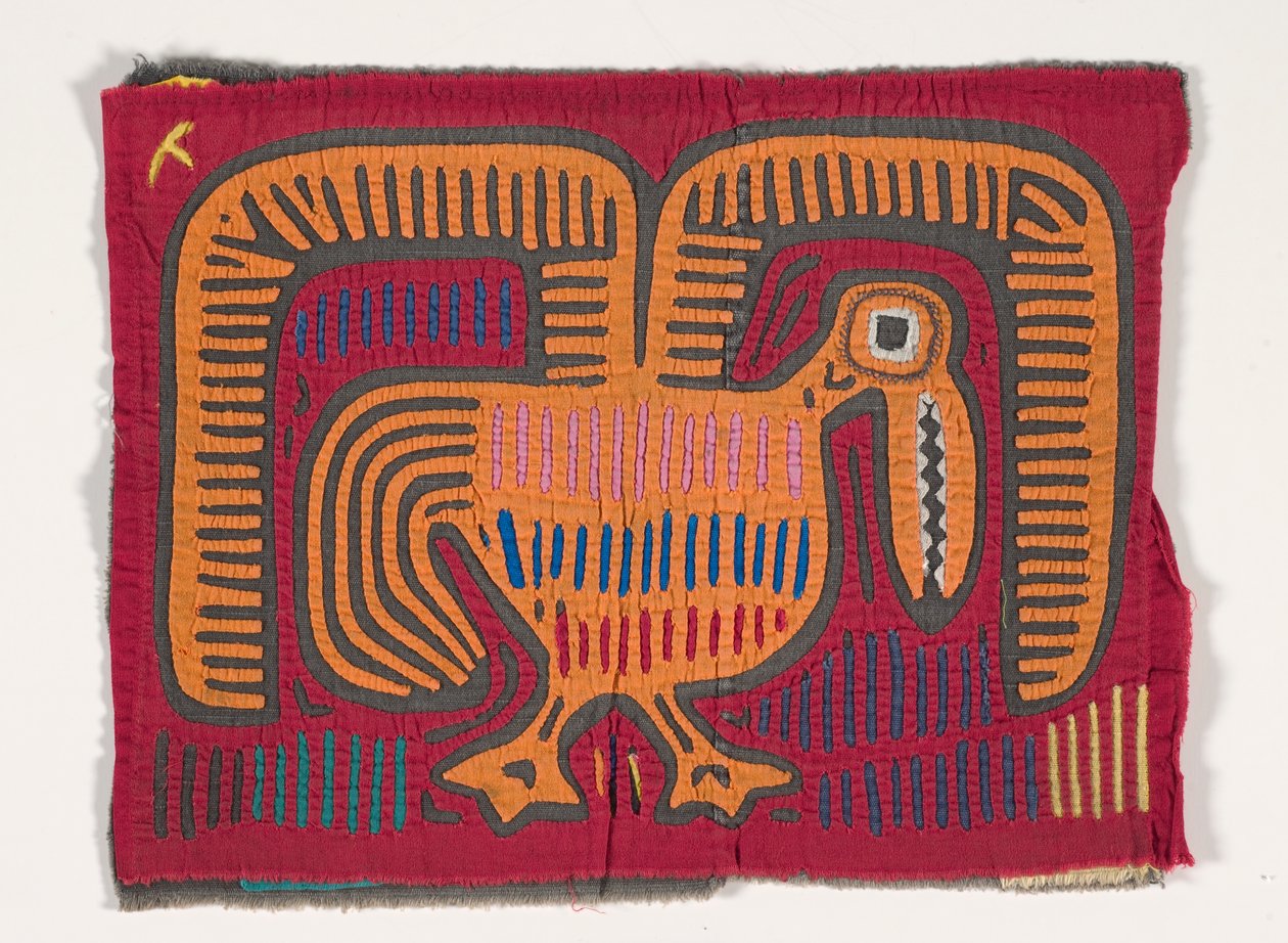 Panel de camisa (mola) (algodón aplicado) de Kuna Indian Culture