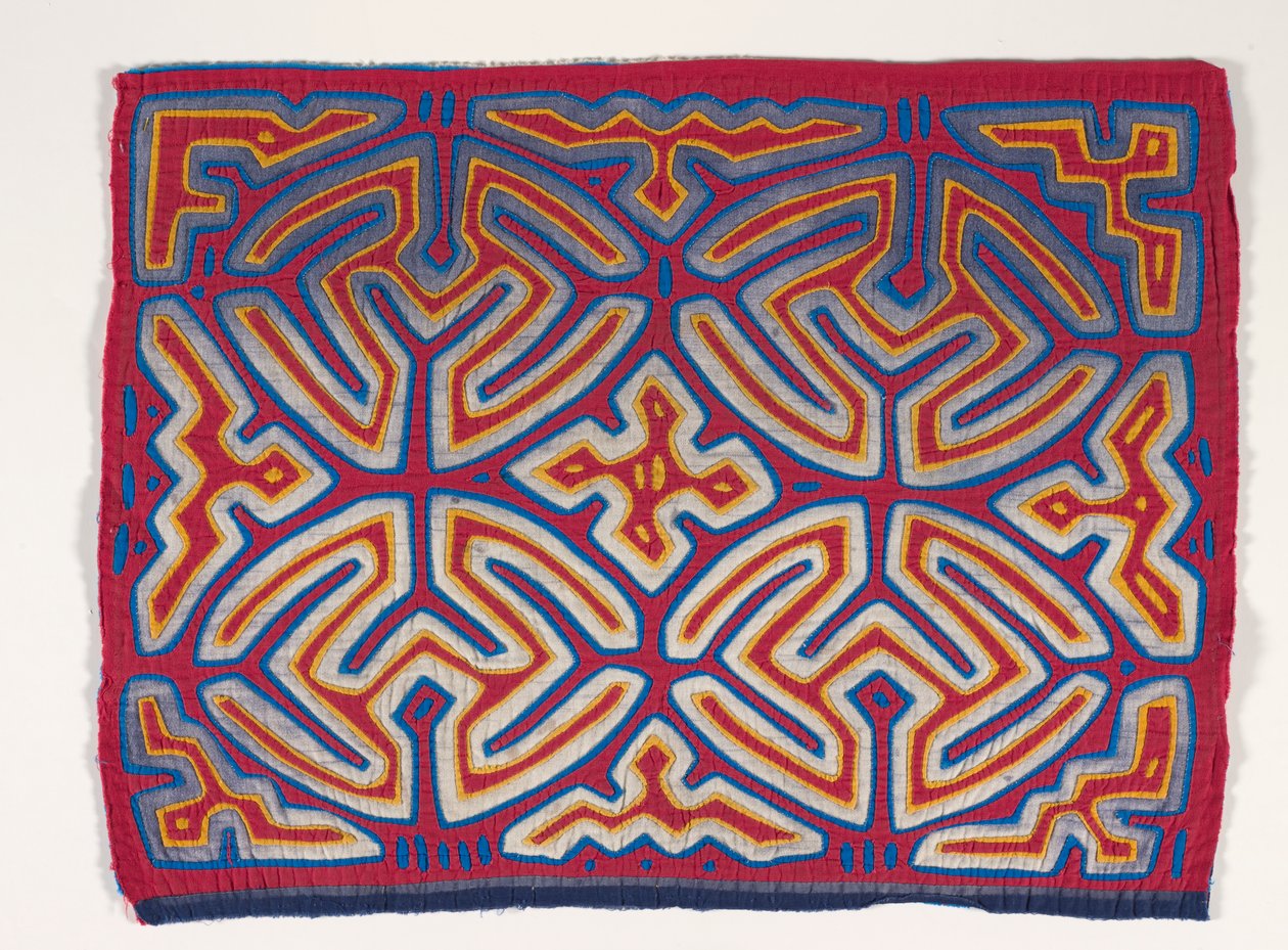 Panel de camisa (mola) (algodón aplicado) de Kuna Indian Culture