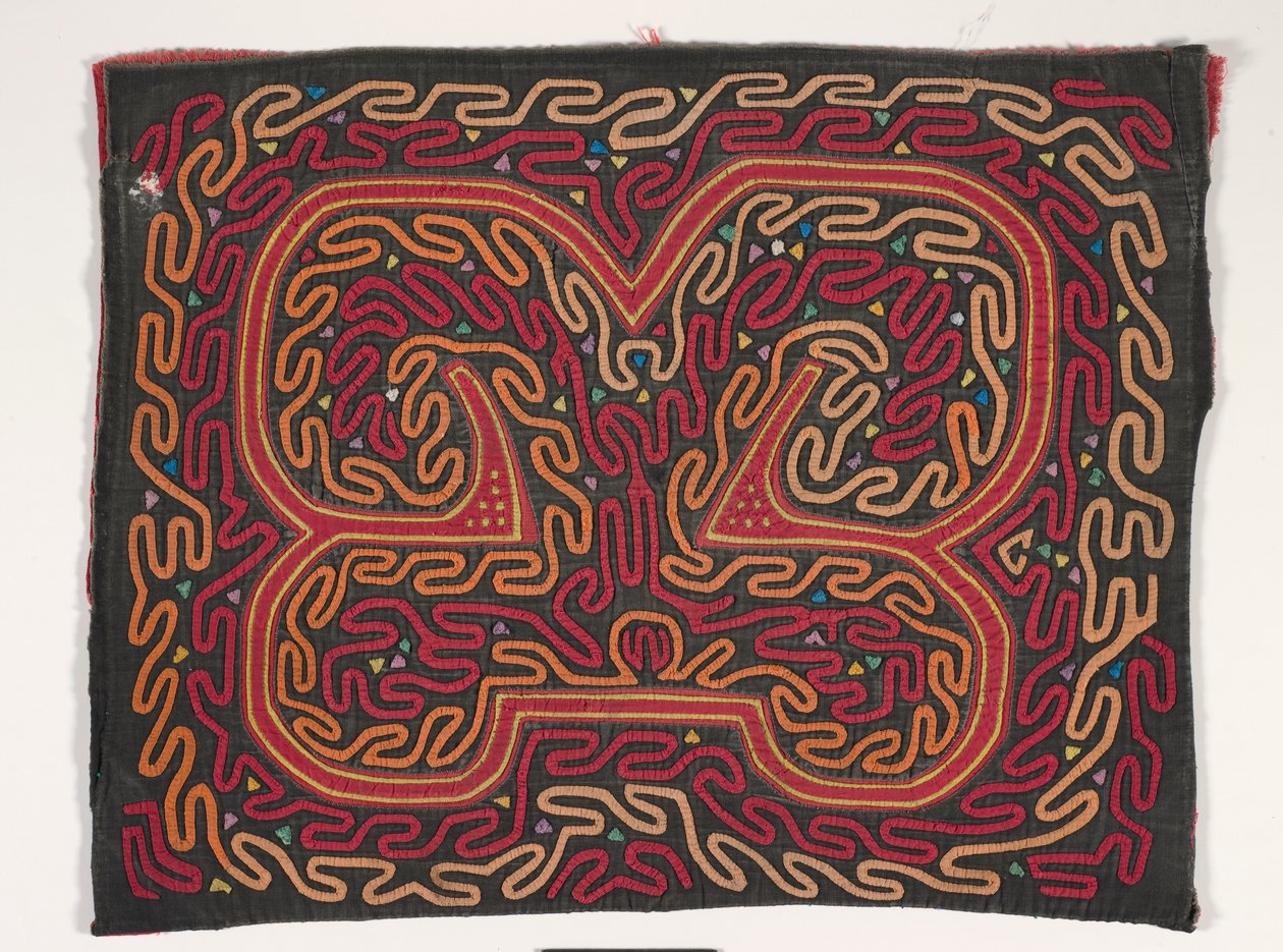 Panel de camisa (mola) (algodón aplicado) de Kuna Indian Culture