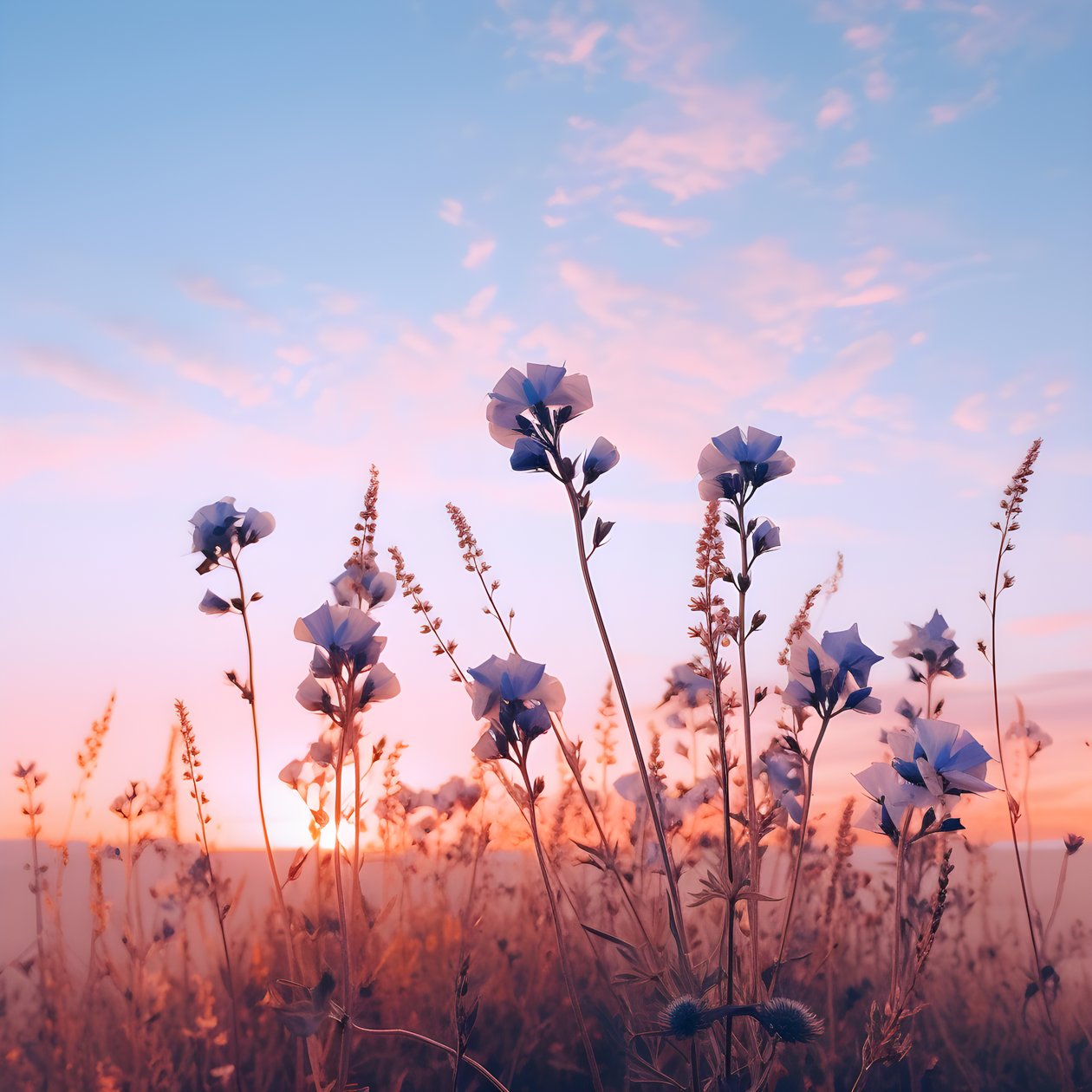 Campo de flores 2 de Kurt Heppke