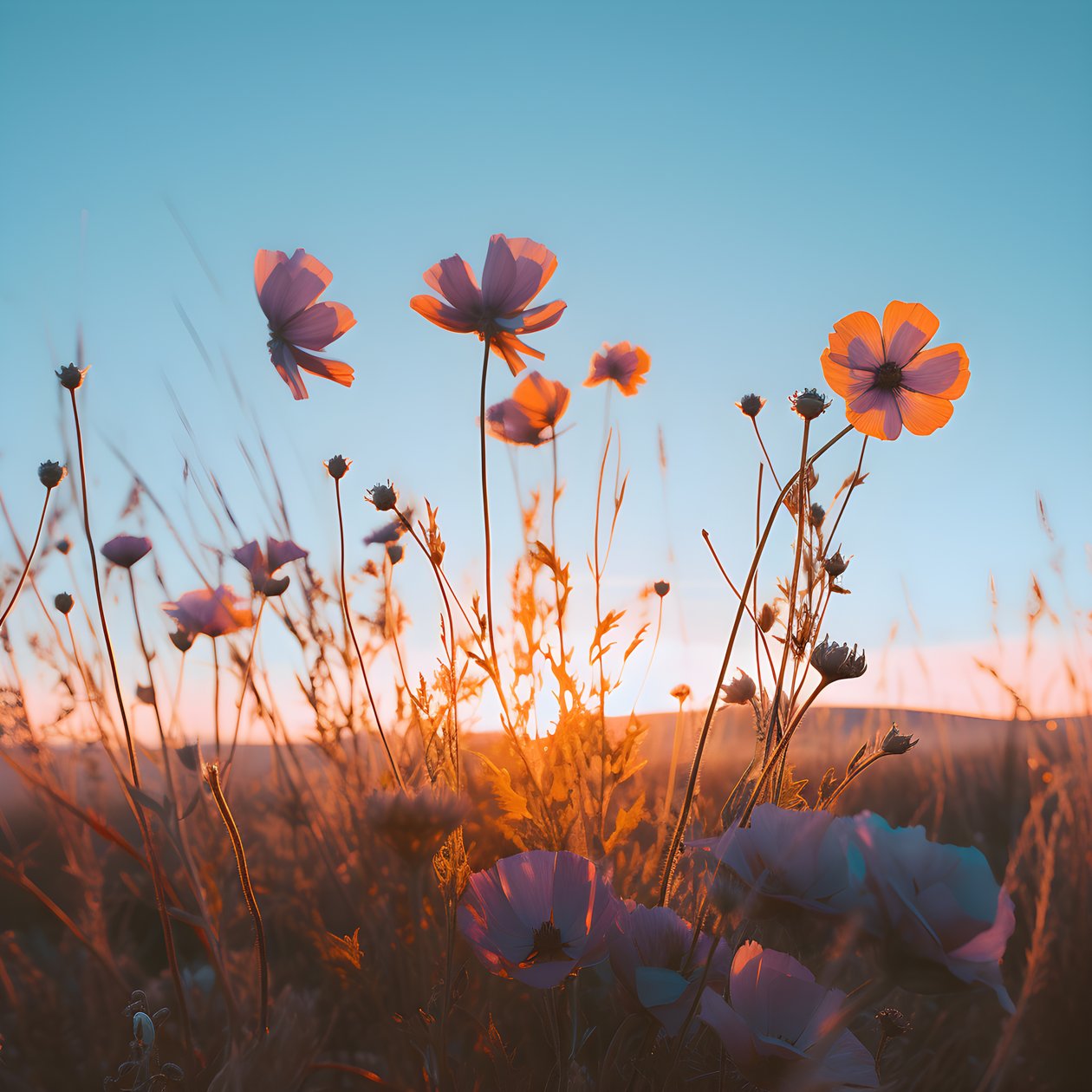 Campo de flores 3 de Kurt Heppke